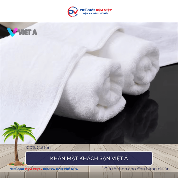 Khăn mặt khách sạn Việt Á 3-1